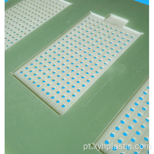 Folha de fibra de vidro pertinax FR-4 de processamento de alta técnica